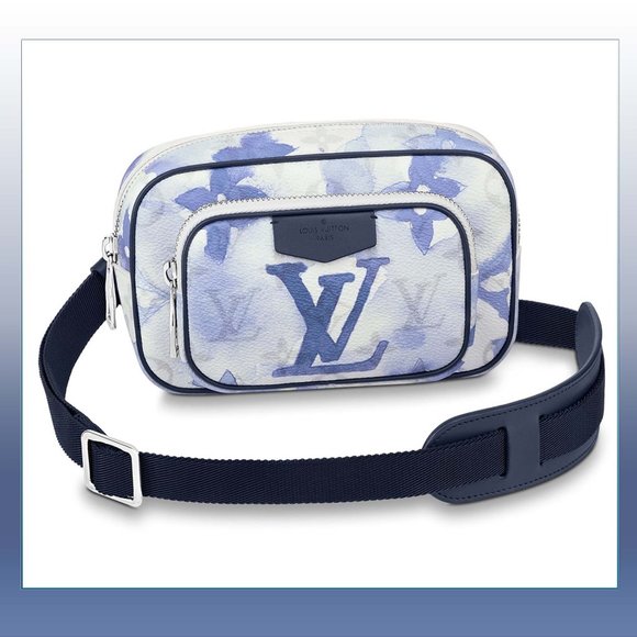 💙🤍 NEW FULL SET Louis Vuitton Outdoor Pouch UNISEX - Picture 3 of 14